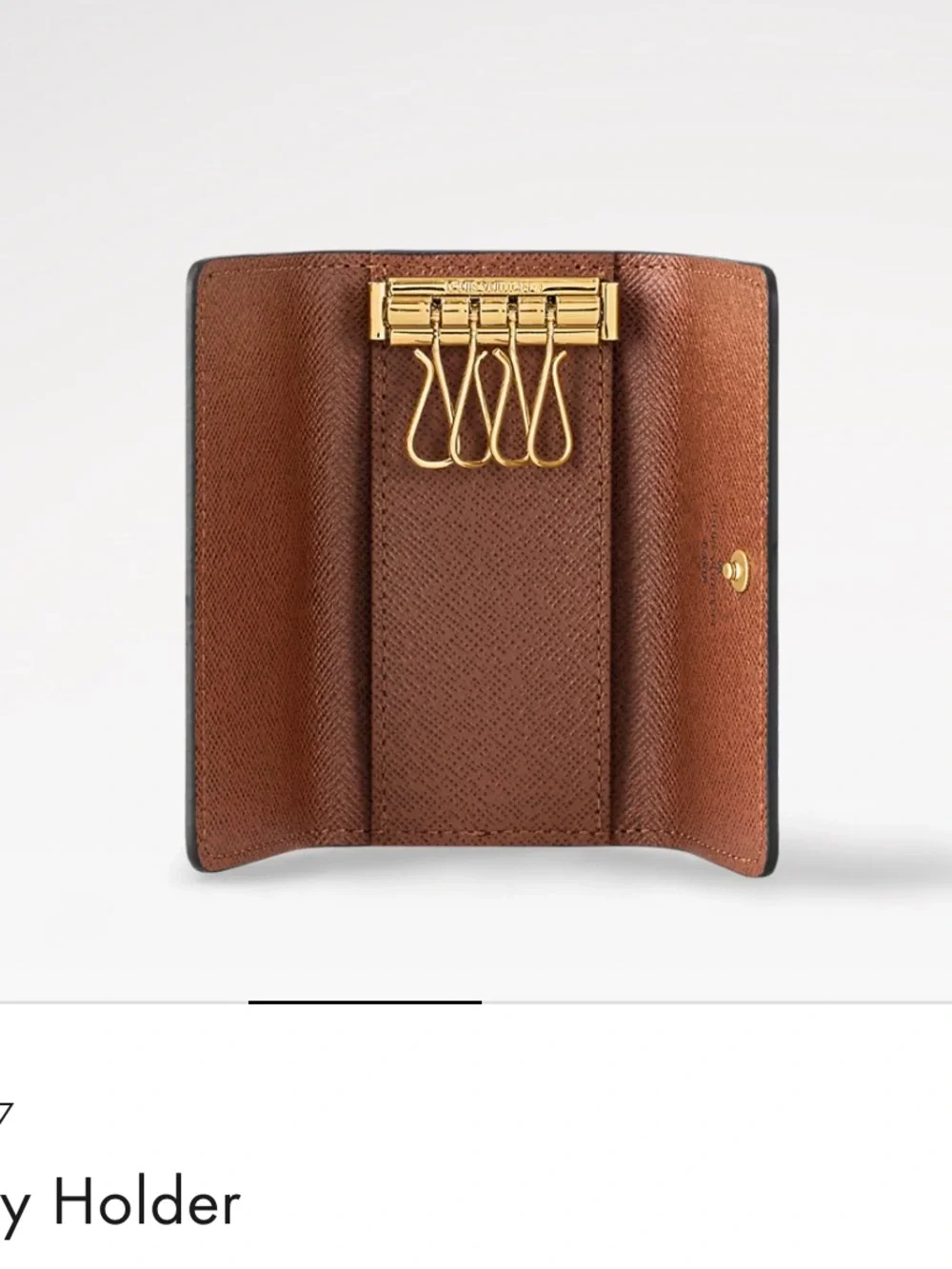 Louis Vuitton Monogram 4 ring key holder